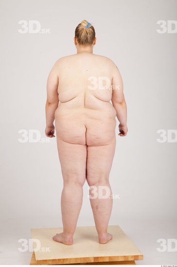 Whole Body Woman Animation references Nude Casual Overweight Studio photo references