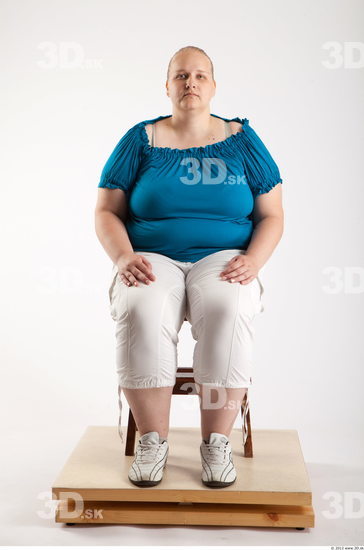 Whole Body Woman Artistic poses White Casual Overweight