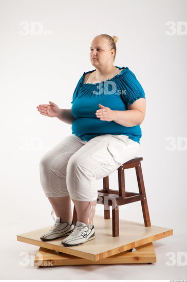 Whole Body Woman Artistic poses White Casual Overweight