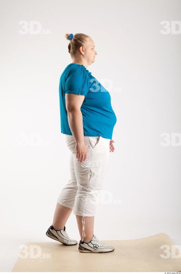 Whole Body Woman Animation references White Casual Overweight