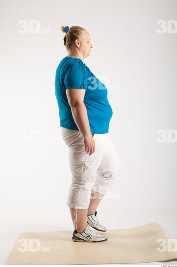 Whole Body Woman Animation references White Casual Overweight