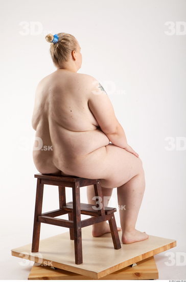 Whole Body Woman Artistic poses White Nude Overweight