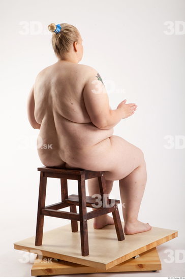 Whole Body Woman Artistic poses White Nude Overweight