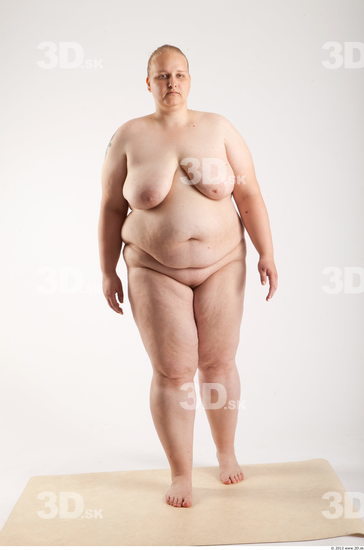 Whole Body Woman Animation references White Nude Overweight