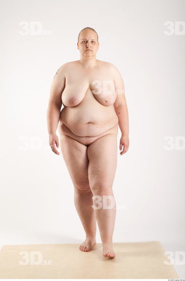 Whole Body Woman Animation references White Nude Overweight