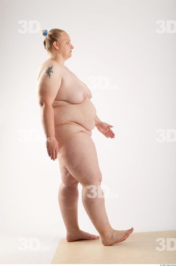 Whole Body Woman Animation references White Nude Overweight