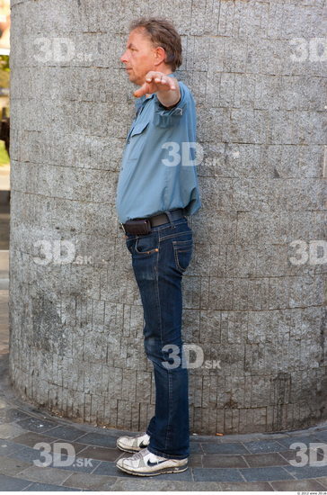 Whole Body Man T poses Casual Average Street photo references