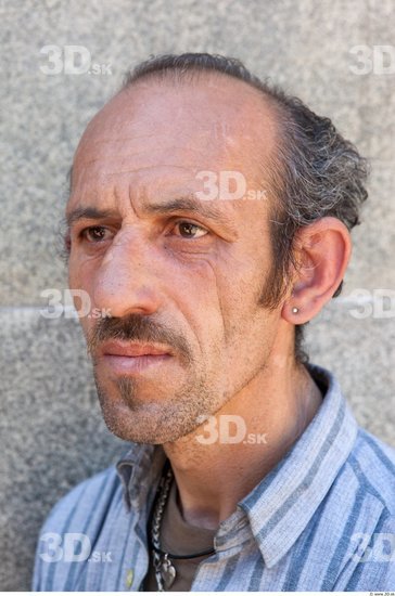 Head Man Casual Average Bearded Street photo references