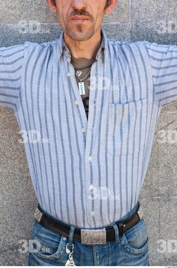 Upper Body Head Man Casual Shirt Average Street photo references