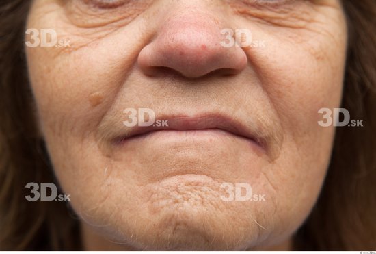 Mouth Woman Casual Average Wrinkles Street photo references