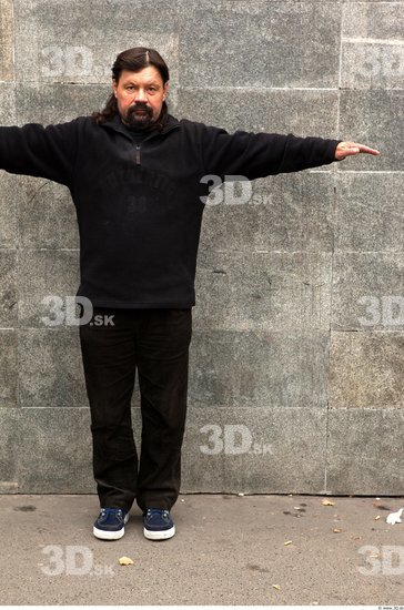 Whole Body Man T poses Casual Average Street photo references