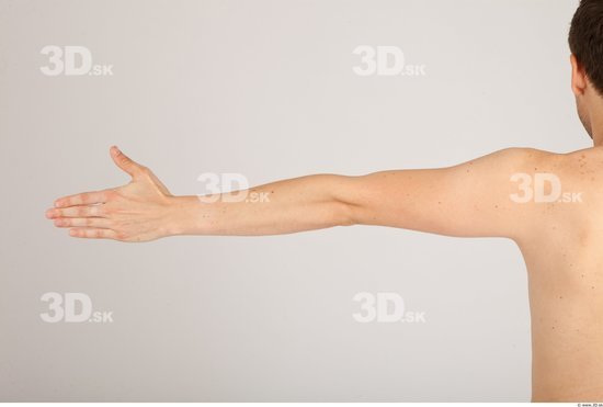 Arm Whole Body Man Animation references Nude Casual Athletic Studio photo references