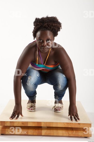 Whole Body Woman Casual Chubby Female Studio Poses