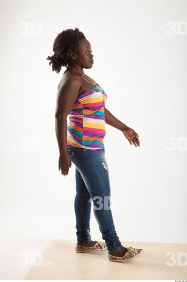 Whole Body Woman Casual Chubby Female Studio Poses