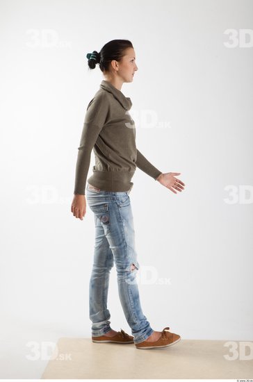 Whole Body Woman Animation references White Casual Slim