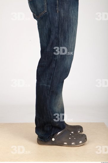 Calf Whole Body Man Animation references Casual Jeans Average Studio photo references