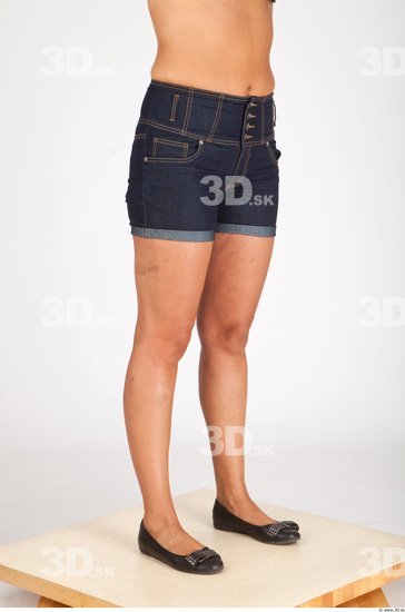 Leg Whole Body Woman Casual Jeans Average Studio photo references