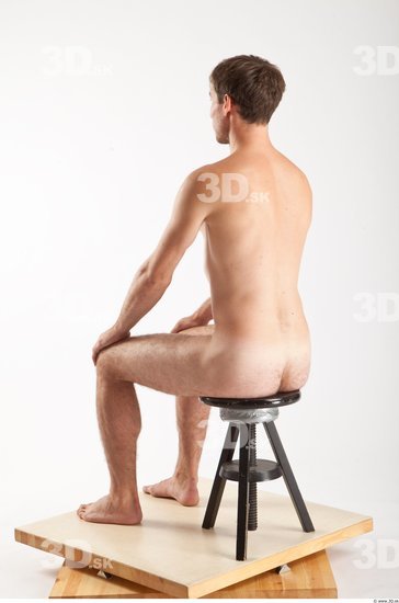 Whole Body Man Artistic poses White Nude Athletic