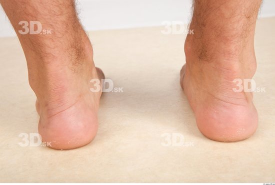 Foot Whole Body Man Nude Casual Average Studio photo references