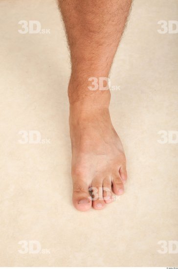 Foot Whole Body Man Nude Casual Average Studio photo references