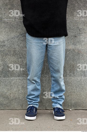 Leg Man Casual Jeans Average Street photo references