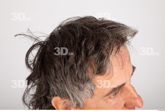 Hair Man White Average Wrinkles