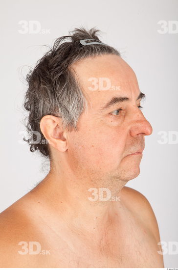 Head Man White Average Wrinkles