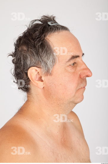 Head Man White Average Wrinkles