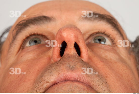 Nose Man White Average Wrinkles