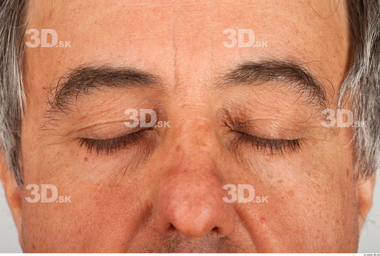 Eye Man White Average Wrinkles