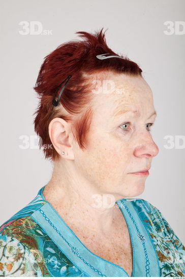 Head Woman White Average Wrinkles