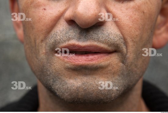 Mouth Man Casual Average Wrinkles Street photo references