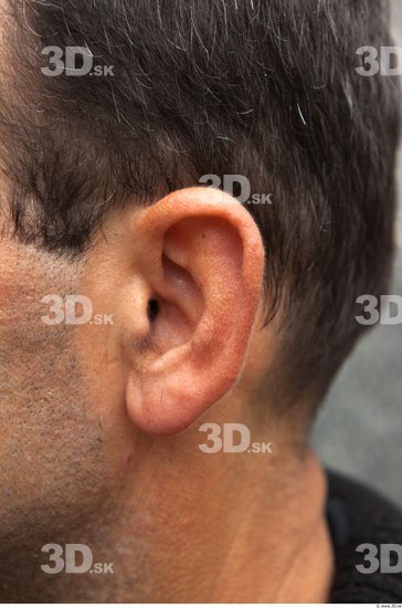 Ear Man Casual Average Street photo references