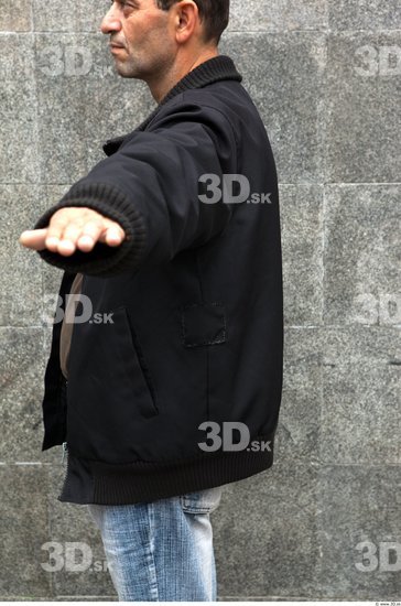 Upper Body Man Casual Jacket Average Street photo references