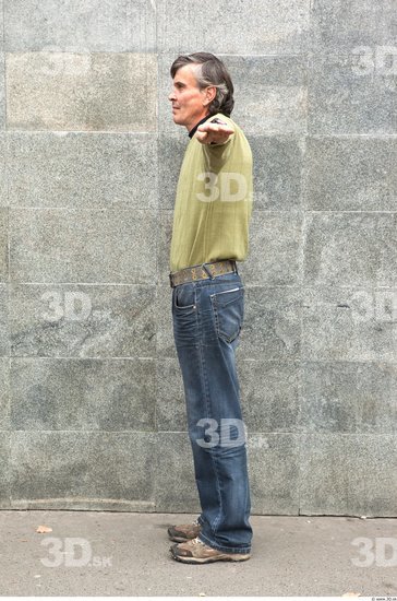 Whole Body Man T poses Casual Average Street photo references