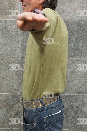 Upper Body Man Casual Sweater Average Street photo references