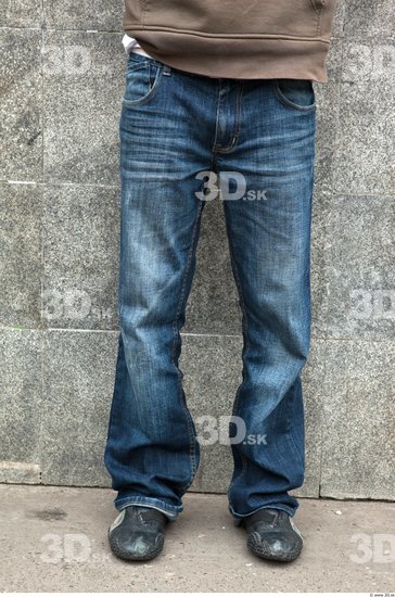 Leg Man Casual Jeans Average Street photo references