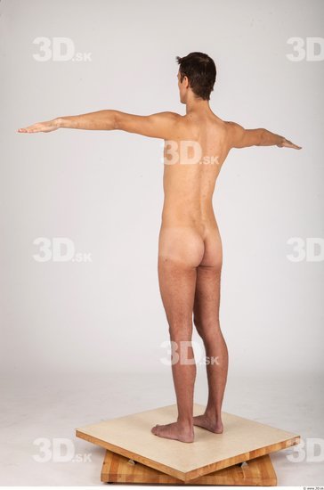 Whole Body Man T poses Nude Sports Slim Studio photo references