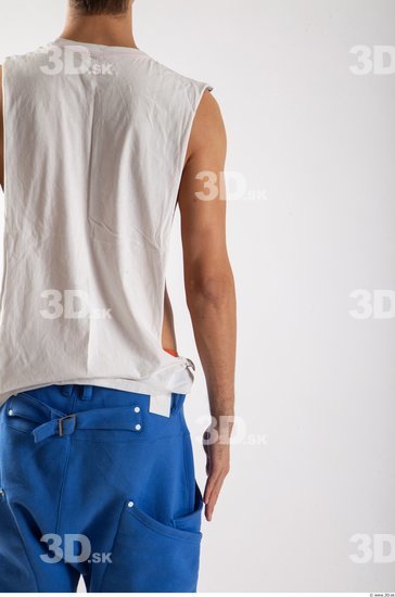 Arm Man Animation references White Sports Singlet Slim