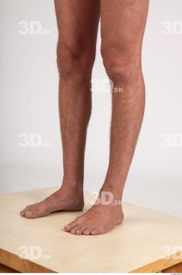 Calf Whole Body Man Nude Casual Athletic Studio photo references