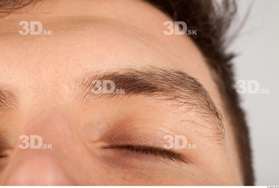 Eye Whole Body Man Casual Athletic Studio photo references