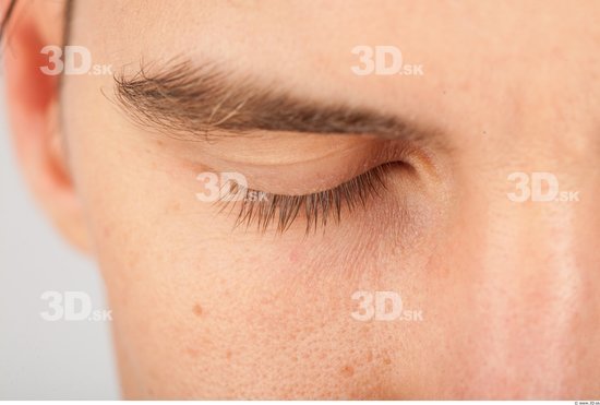 Eye Whole Body Man Casual Athletic Studio photo references