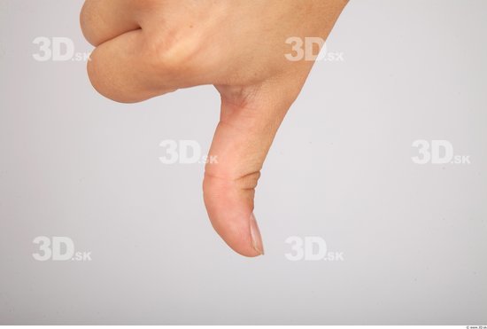 Fingers Whole Body Woman Casual Slim Studio photo references