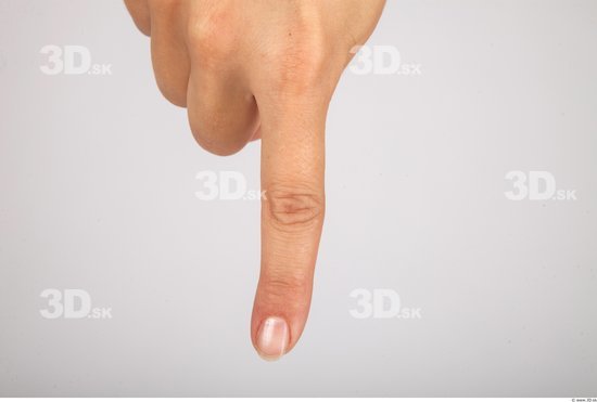 Fingers Whole Body Woman Casual Slim Studio photo references