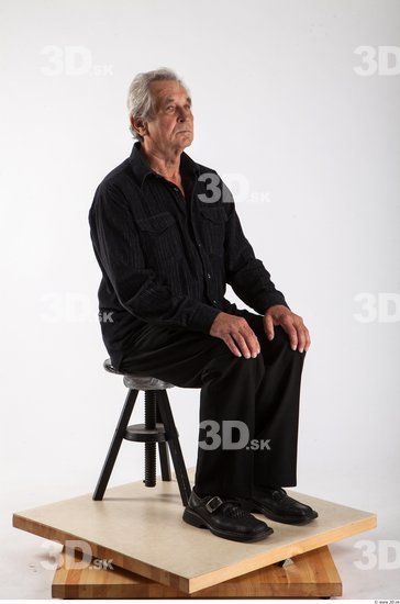 Whole Body Man Artistic poses White Formal Average Wrinkles