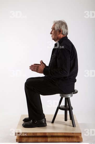 Whole Body Man Artistic poses White Formal Average Wrinkles