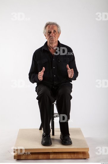 Whole Body Man Artistic poses White Formal Average Wrinkles