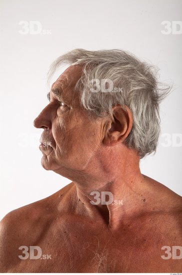 Head Man Animation references White Average Wrinkles