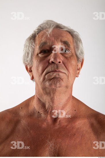 Head Man Animation references White Average Wrinkles