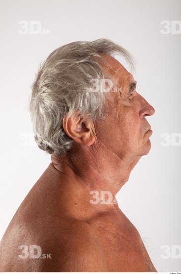 Head Man Animation references White Average Wrinkles